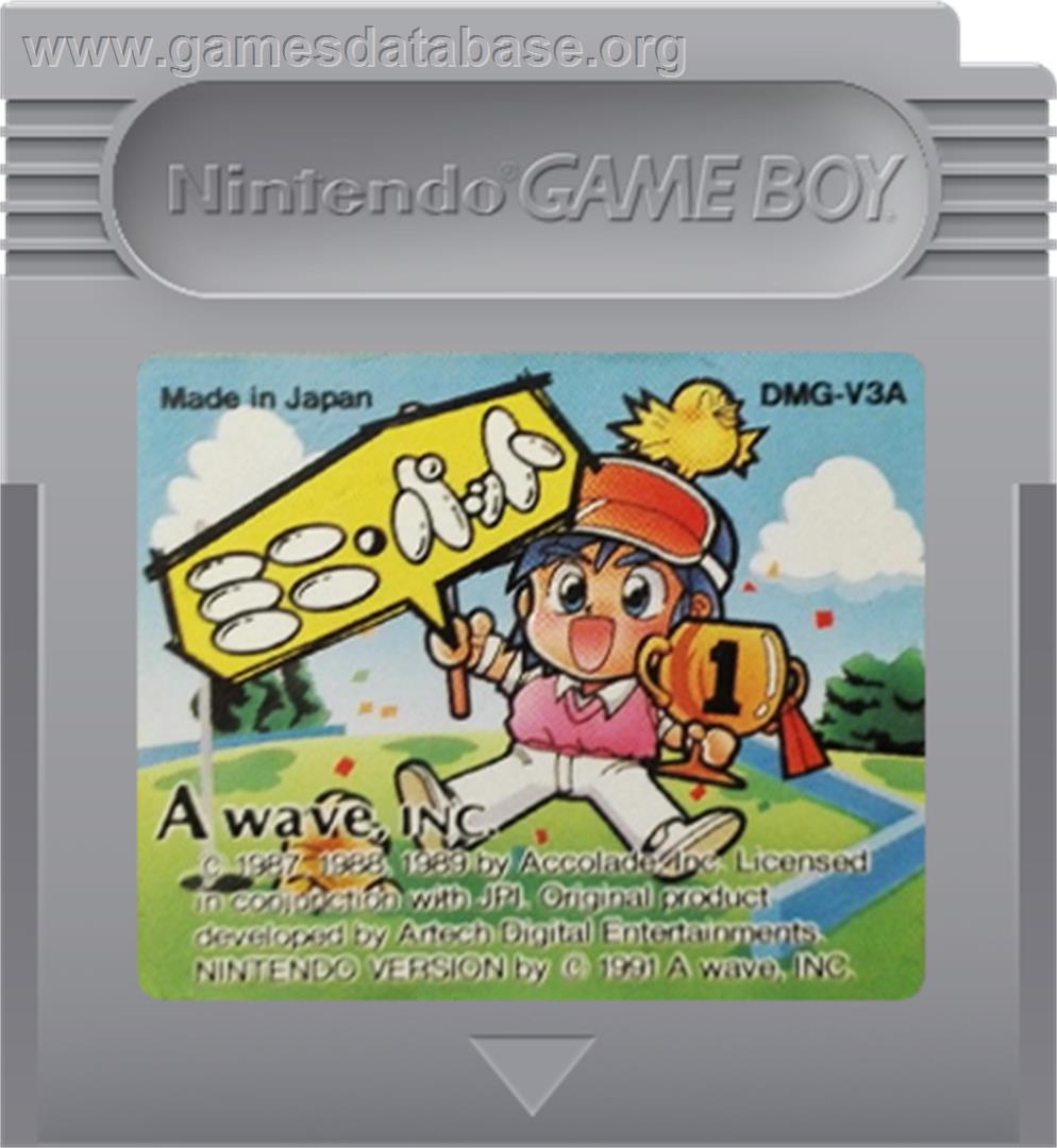 Mini-Putt - Nintendo Game Boy - Artwork - Cartridge