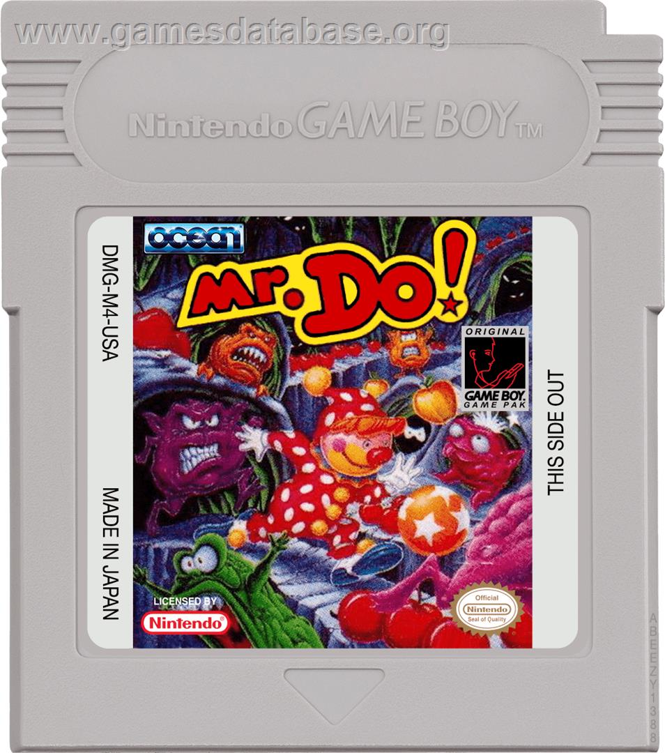 Mr. Do! - Nintendo Game Boy - Artwork - Cartridge