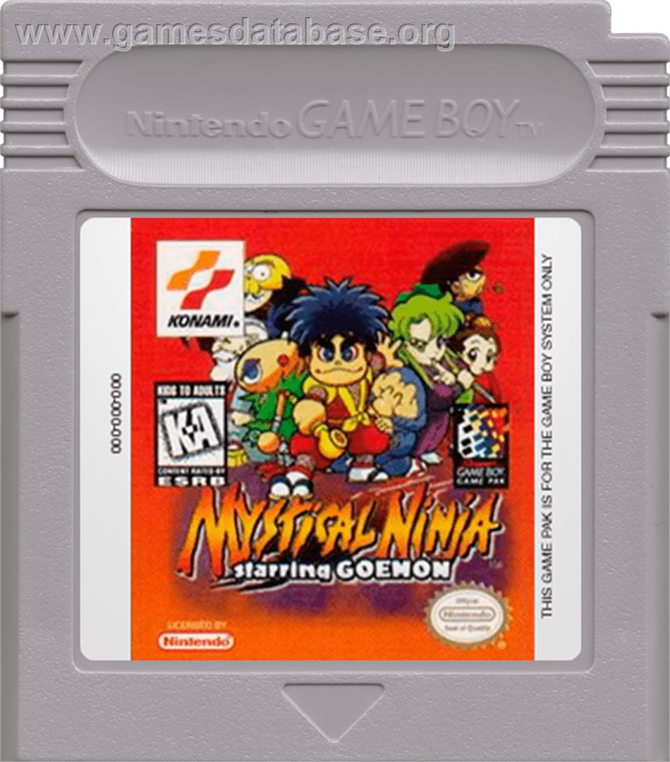 Mystical Ninja Starring Goemon - Nintendo Game Boy - Artwork - Cartridge