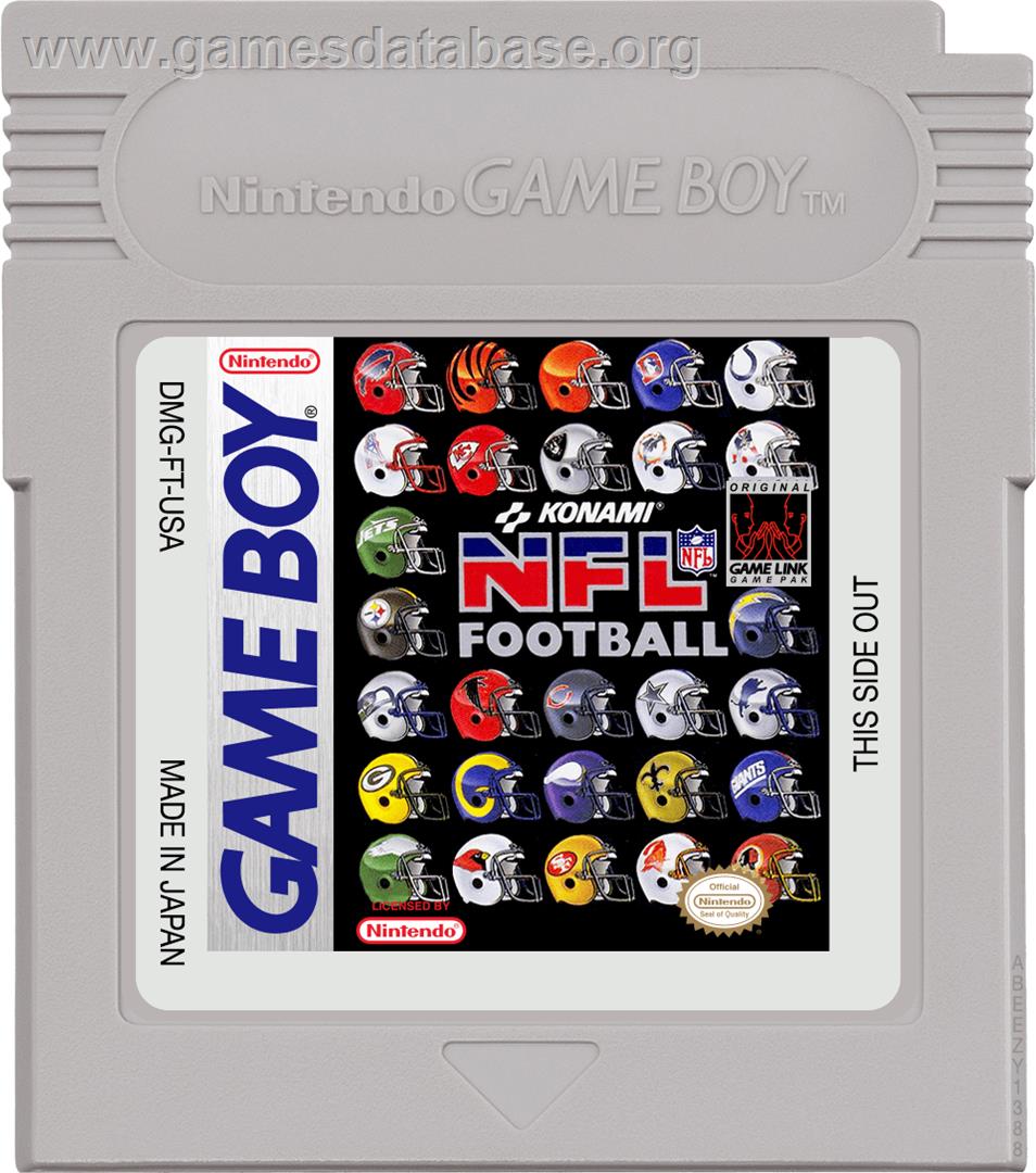 NFL Football - Nintendo Game Boy - Artwork - Cartridge