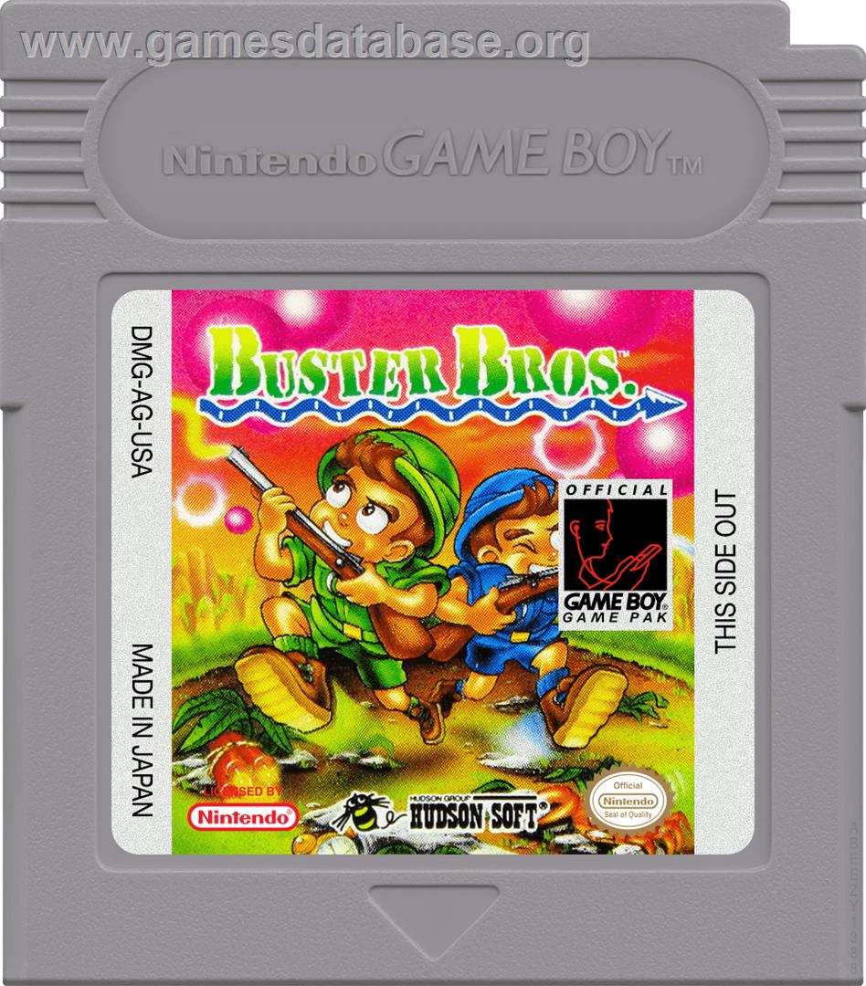 Pang - Nintendo Game Boy - Artwork - Cartridge