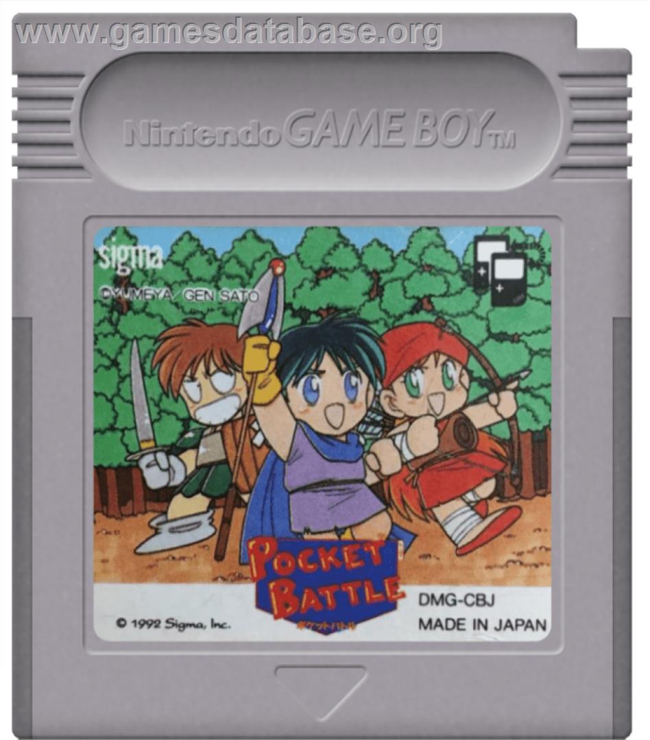 Pocket Battle - Nintendo Game Boy - Artwork - Cartridge