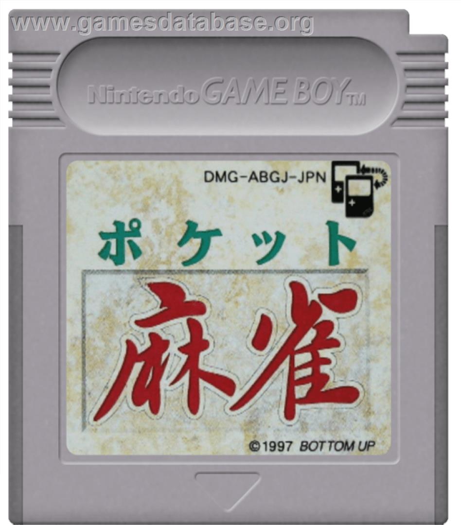Pocket Mahjong - Nintendo Game Boy - Artwork - Cartridge