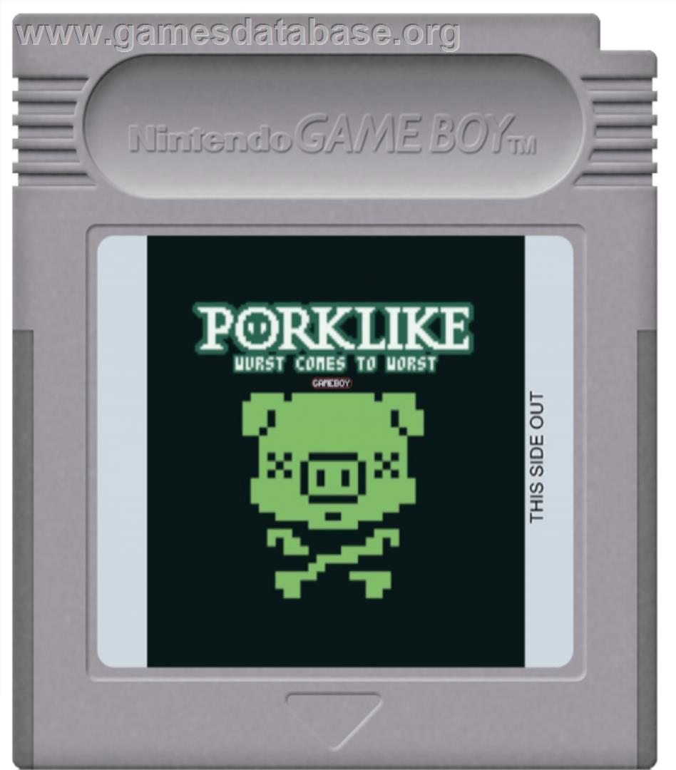 Porklike - Nintendo Game Boy - Artwork - Cartridge