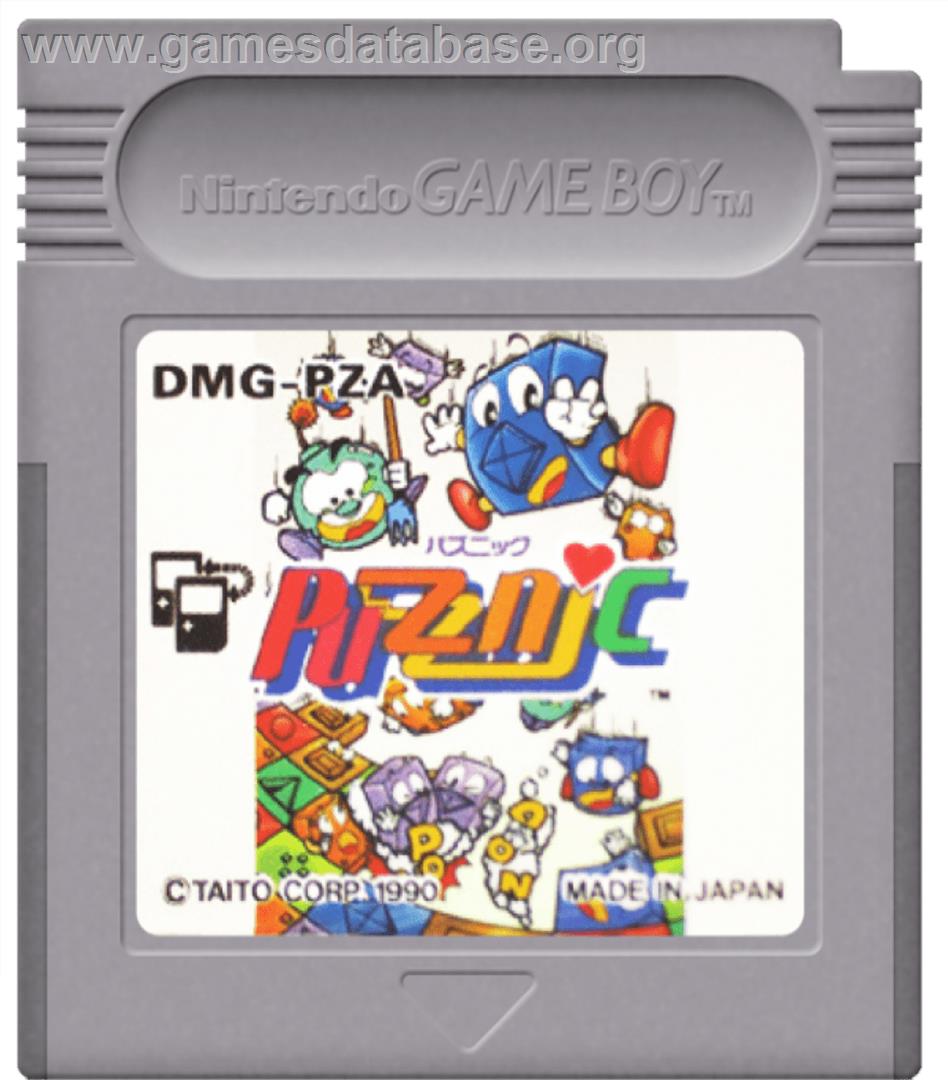 Puzznic - Nintendo Game Boy - Artwork - Cartridge