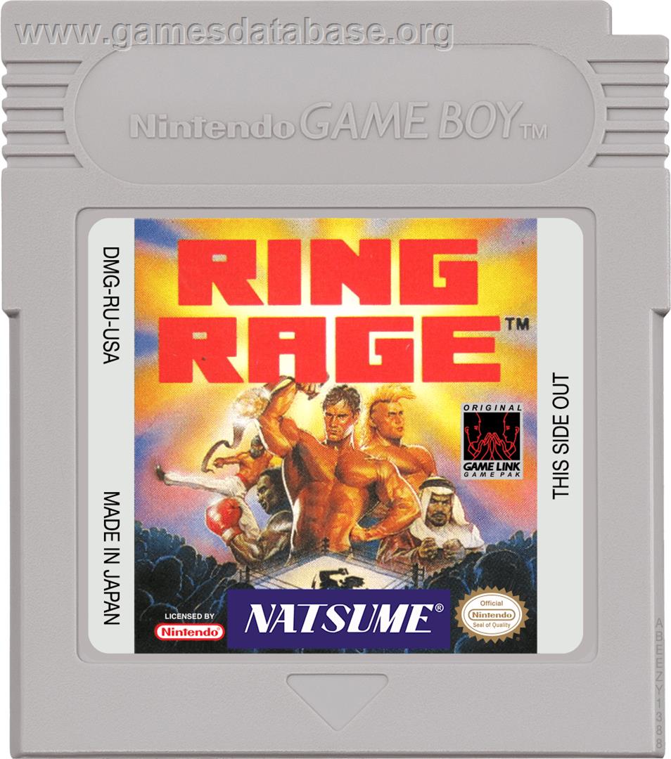 Ring Rage - Nintendo Game Boy - Artwork - Cartridge
