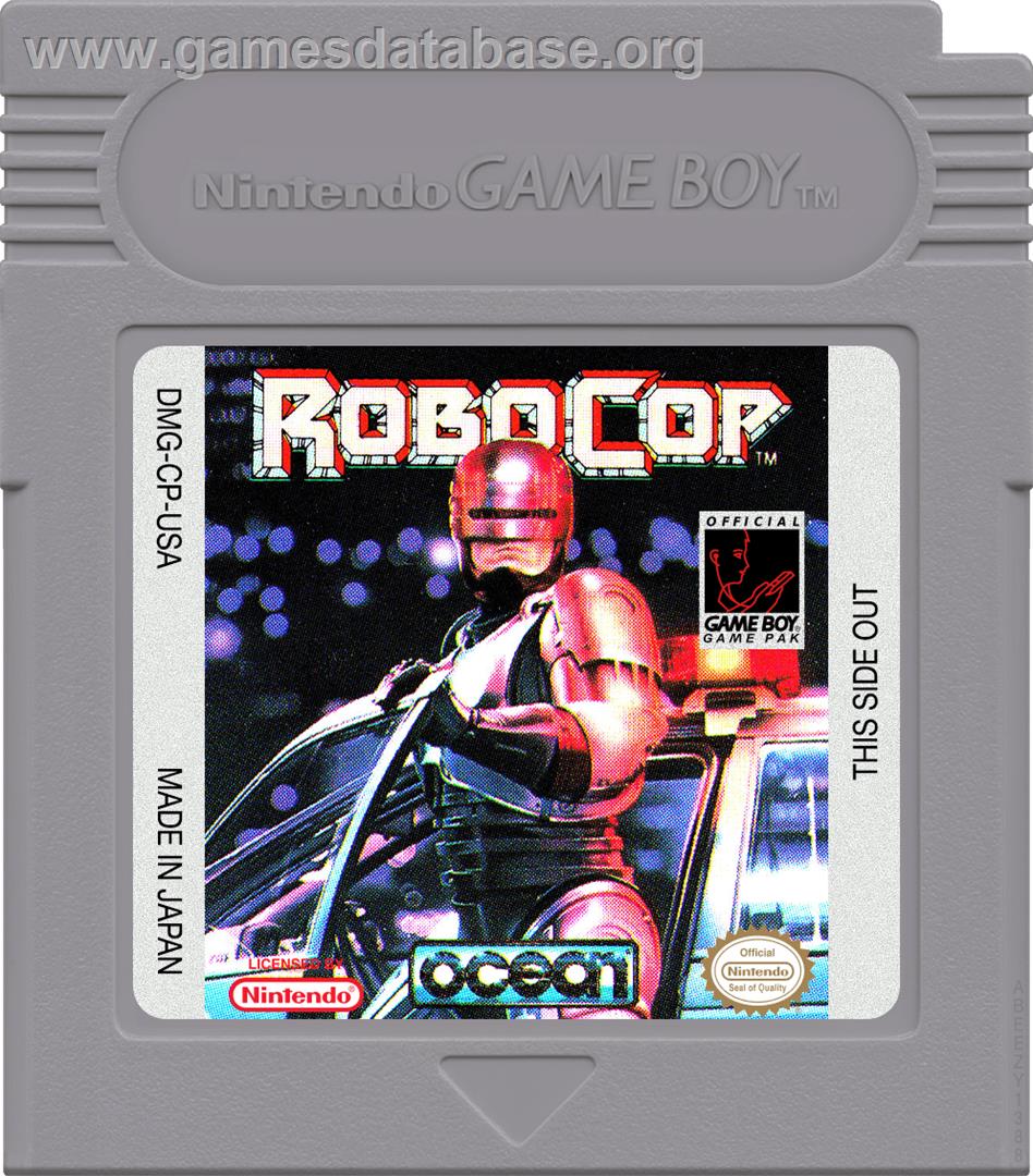 Robocop - Nintendo Game Boy - Artwork - Cartridge