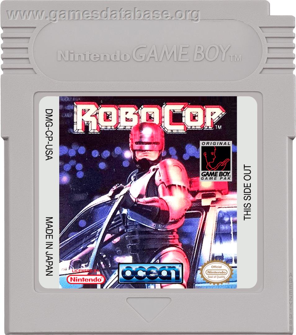 Robocop - Nintendo Game Boy - Artwork - Cartridge