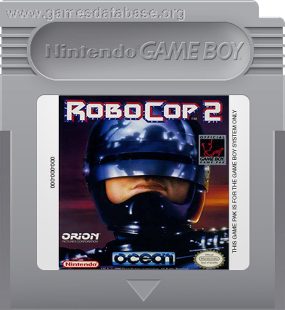 Robocop 2 - Nintendo Game Boy - Artwork - Cartridge