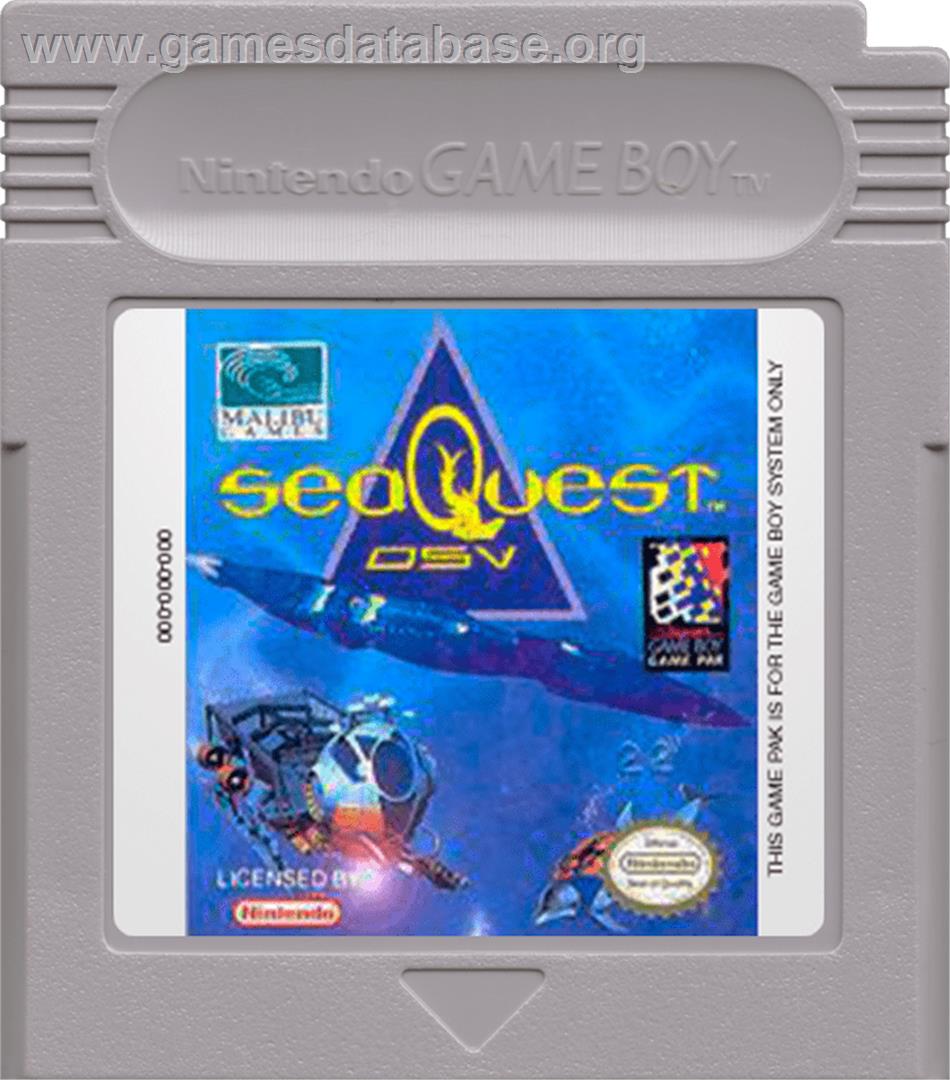 SeaQuest DSV - Nintendo Game Boy - Artwork - Cartridge