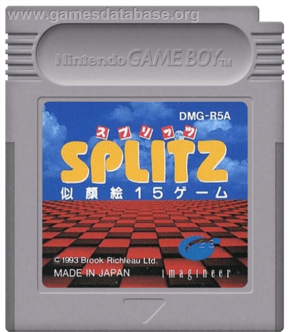 Splitz - Nintendo Game Boy - Artwork - Cartridge