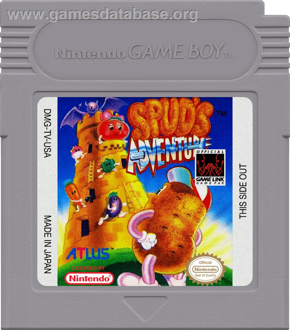 Spud's Adventure - Nintendo Game Boy - Artwork - Cartridge