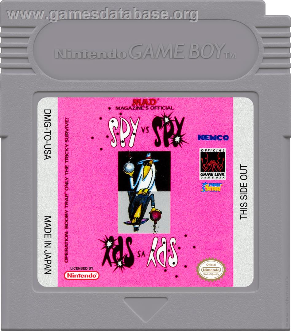 Spy Vs Spy - Operation Boobytrap - Nintendo Game Boy - Artwork - Cartridge