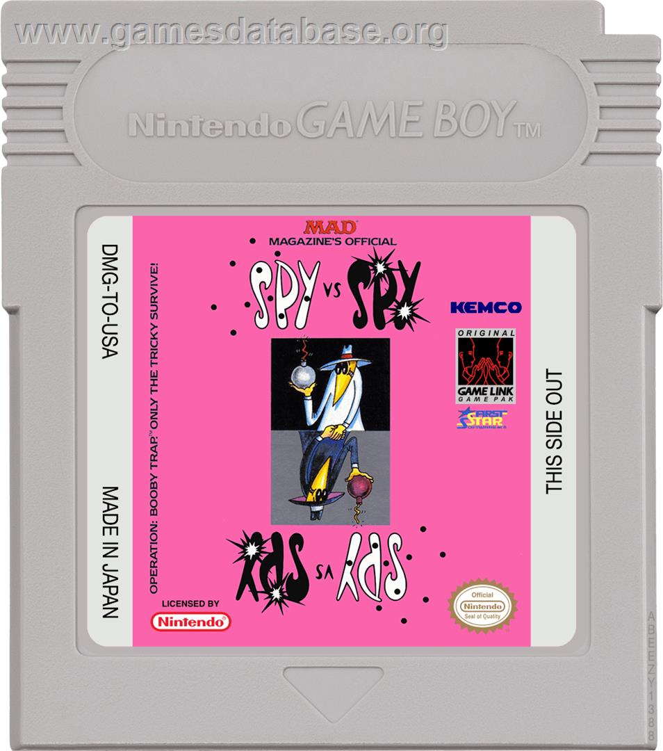 Spy vs Spy - Operation Boobytrap - Nintendo Game Boy - Artwork - Cartridge
