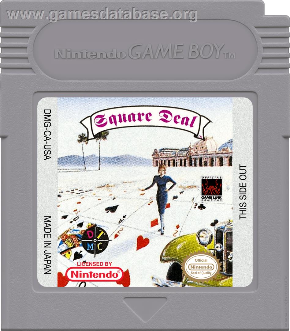 Square Deal - Nintendo Game Boy - Artwork - Cartridge