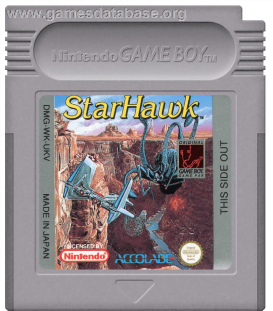 Star Hawk - Nintendo Game Boy - Artwork - Cartridge