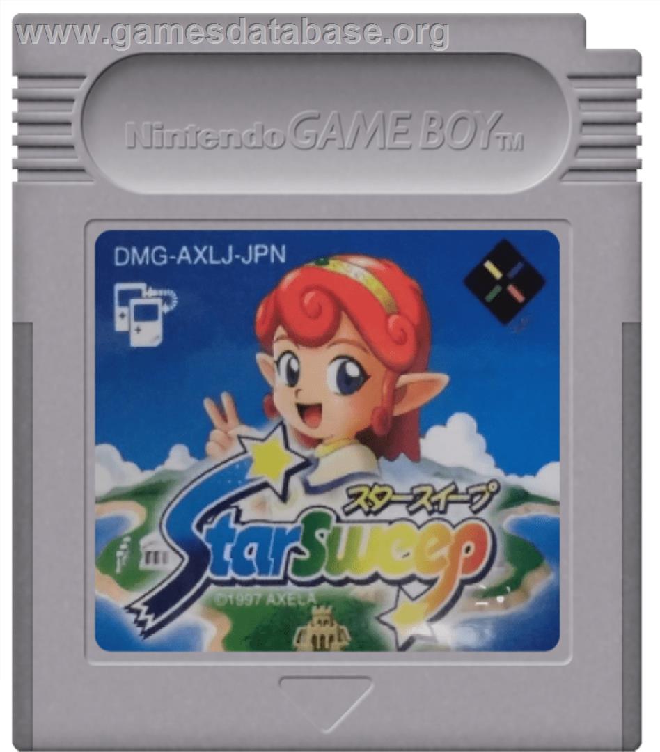 Star Sweep - Nintendo Game Boy - Artwork - Cartridge