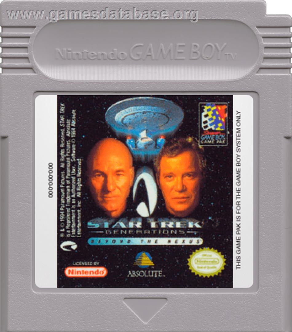 Star Trek Generations - Beyond the Nexus - Nintendo Game Boy - Artwork - Cartridge