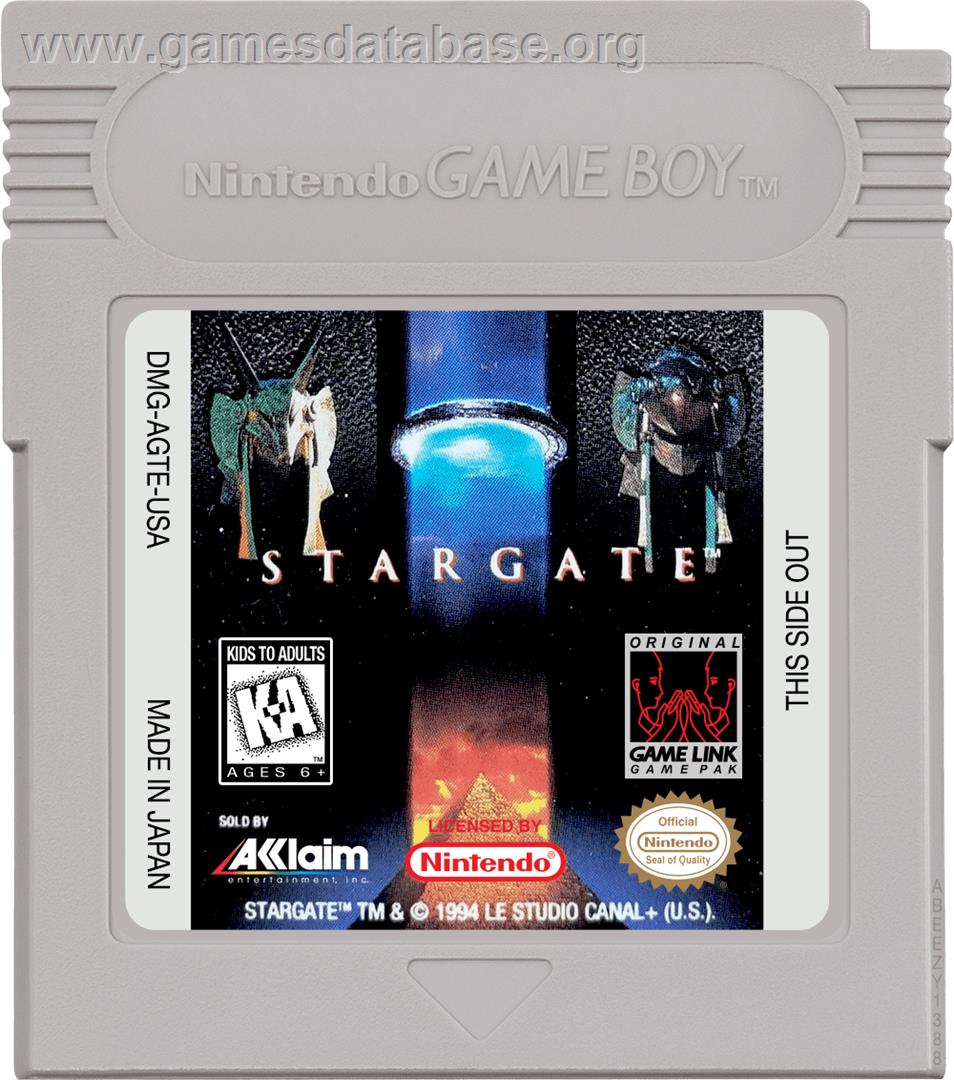 Stargate - Nintendo Game Boy - Artwork - Cartridge