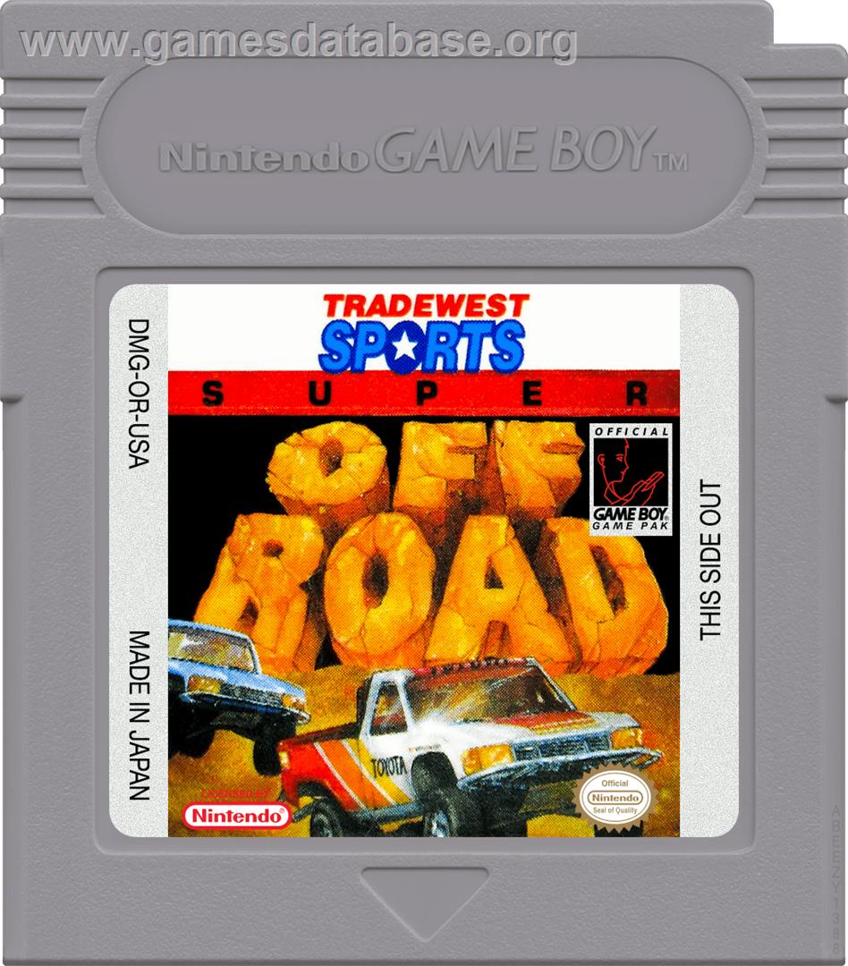 Super Off Road - Nintendo Game Boy - Artwork - Cartridge