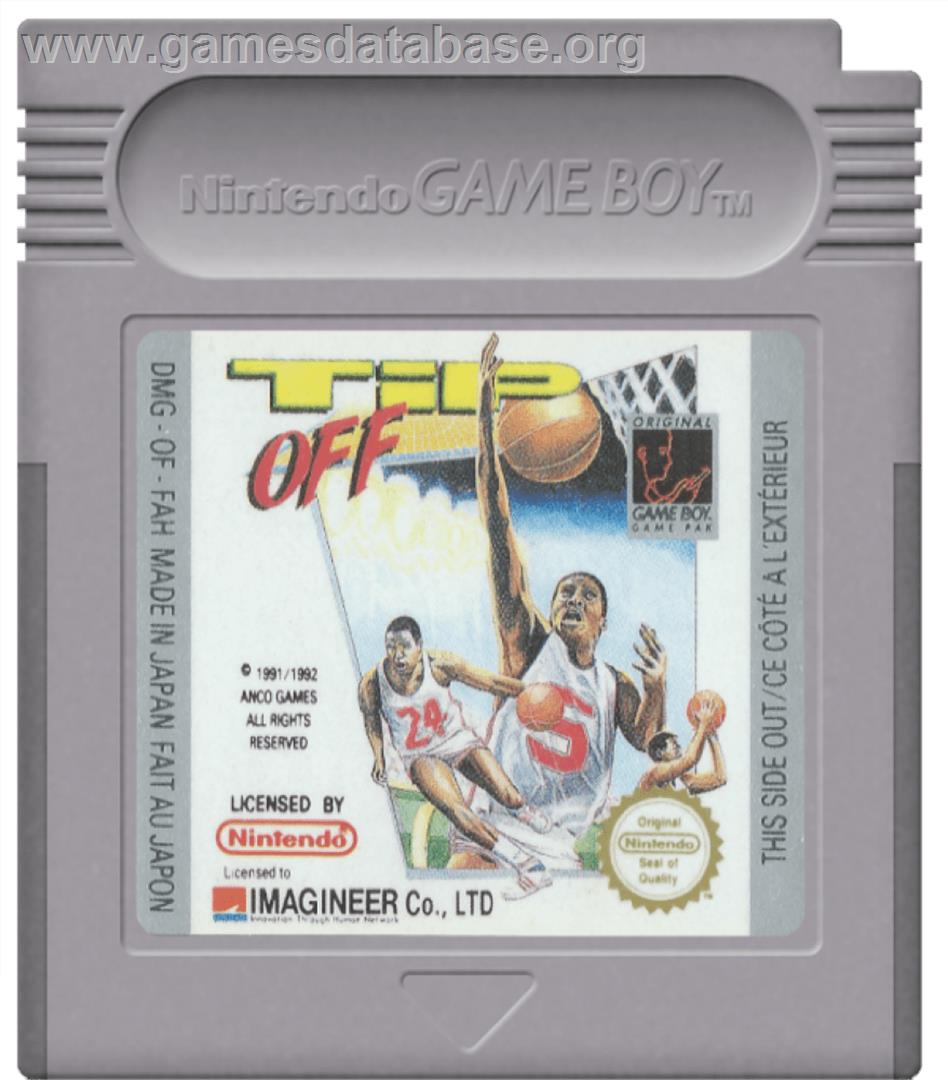 Tip Off - Nintendo Game Boy - Artwork - Cartridge