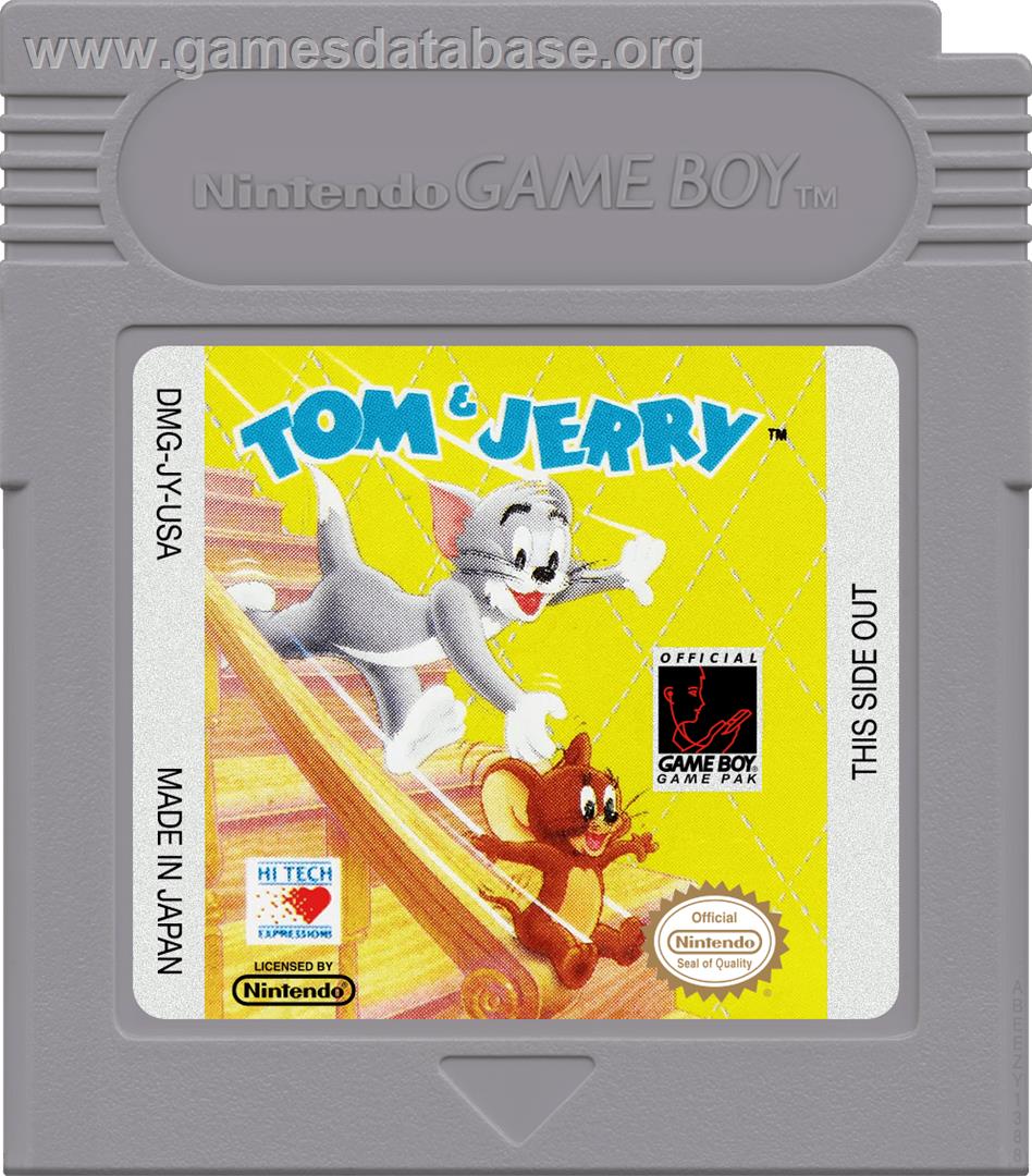 Tom And Jerry - Nintendo Game Boy - Artwork - Cartridge