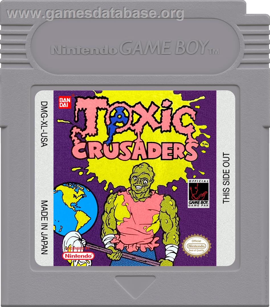Toxic Crusaders - Nintendo Game Boy - Artwork - Cartridge
