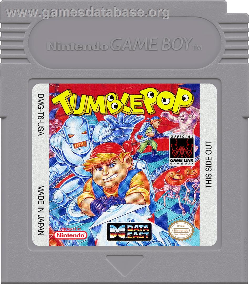 Tumblepop - Nintendo Game Boy - Artwork - Cartridge