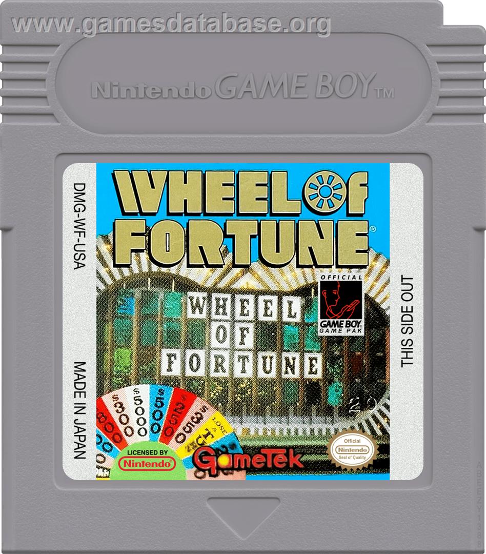 Wheel Of Fortune - Nintendo Game Boy - Artwork - Cartridge