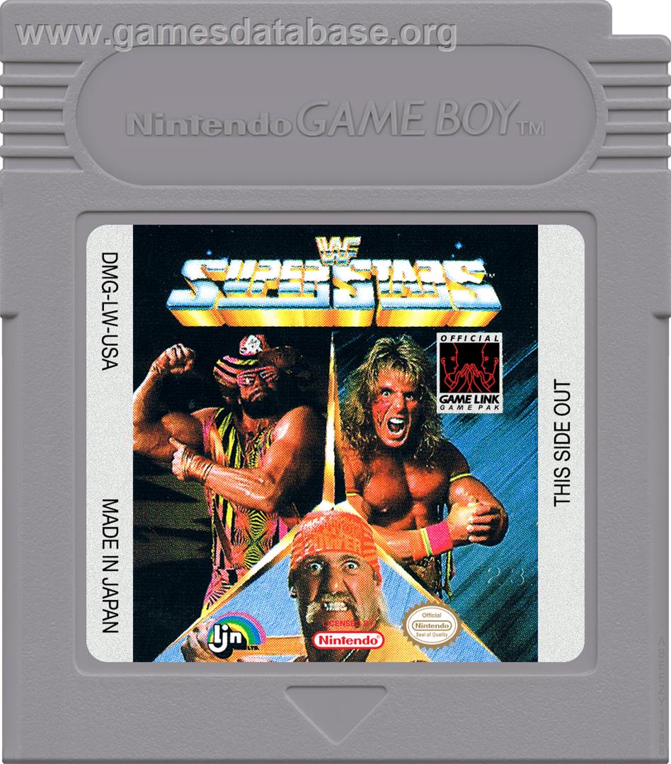 Wwf Superstars - Nintendo Game Boy - Artwork - Cartridge