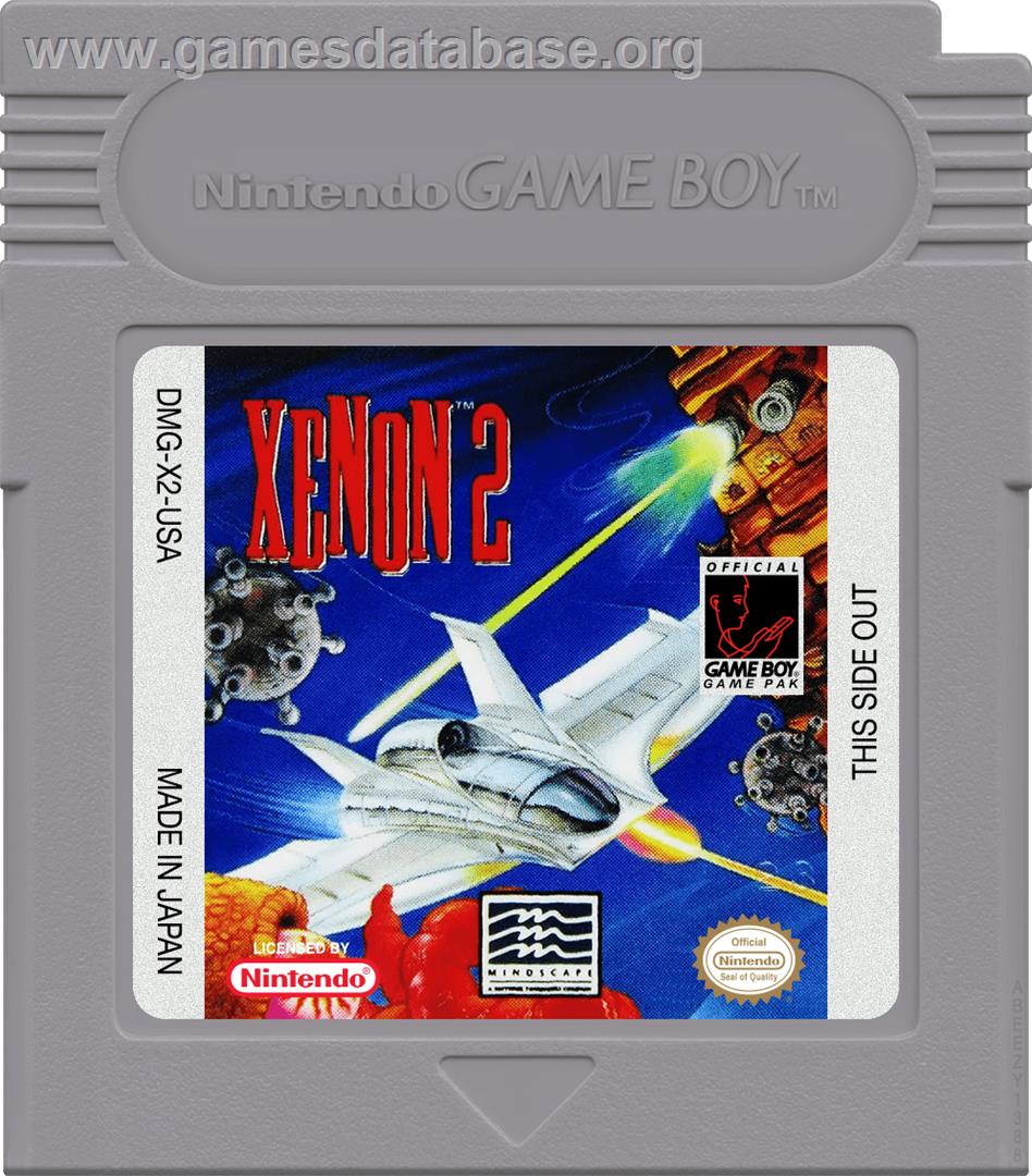 Xenon 2 - Nintendo Game Boy - Artwork - Cartridge