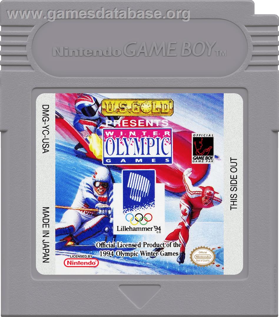 Xvii Olympic Winter Games, The - Lillehammer 1994 - Nintendo Game Boy - Artwork - Cartridge