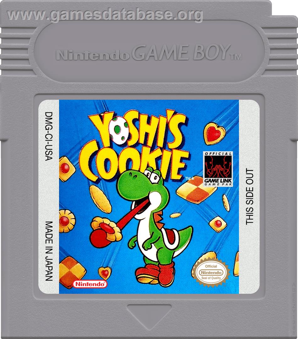 Yoshi's Cookie - Nintendo Game Boy - Artwork - Cartridge