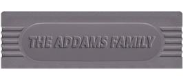Top of cartridge artwork for Addams Family, The on the Nintendo Game Boy.