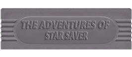 Top of cartridge artwork for Adventures of Star Saver on the Nintendo Game Boy.