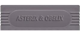 Top of cartridge artwork for Astérix And Obélix on the Nintendo Game Boy.