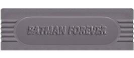 Top of cartridge artwork for Batman Forever on the Nintendo Game Boy.