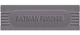 Top of cartridge artwork for Batman Forever on the Nintendo Game Boy.