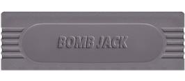 Top of cartridge artwork for Bomb Jack on the Nintendo Game Boy.