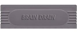 Top of cartridge artwork for Brain Drain on the Nintendo Game Boy.
