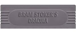 Top of cartridge artwork for Bram Stoker's Dracula on the Nintendo Game Boy.