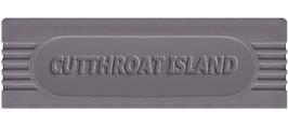 Top of cartridge artwork for Cutthroat Island on the Nintendo Game Boy.