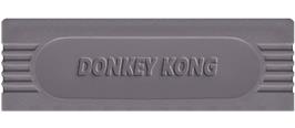 Top of cartridge artwork for Donkey Kong on the Nintendo Game Boy.