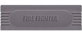 Top of cartridge artwork for Fire Fighter on the Nintendo Game Boy.