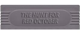 Top of cartridge artwork for Hunt for Red October, The on the Nintendo Game Boy.
