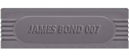 Top of cartridge artwork for James Bond 007 on the Nintendo Game Boy.