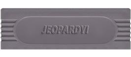 Top of cartridge artwork for Jeopardy! on the Nintendo Game Boy.