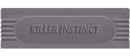 Top of cartridge artwork for Killer Instinct on the Nintendo Game Boy.
