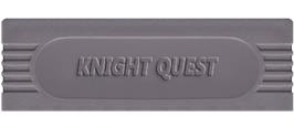 Top of cartridge artwork for Knight Quest on the Nintendo Game Boy.