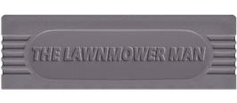 Top of cartridge artwork for Lawnmower Man on the Nintendo Game Boy.